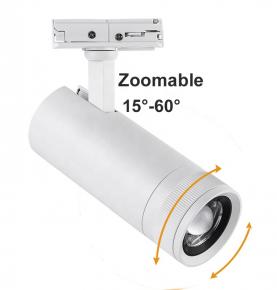 Zoomable Cob Led track Spotlight 