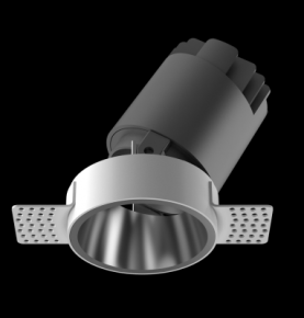 Trimless 6w 12w downlight