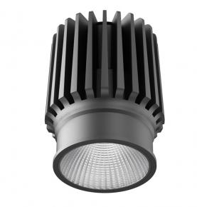 LED downlight module with recessed fixture