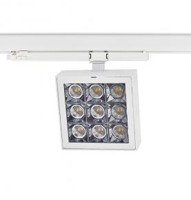 Square Shape 40watt Led Track Lamp White 