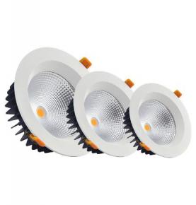 COB LED Downlight With Reflector Optics 