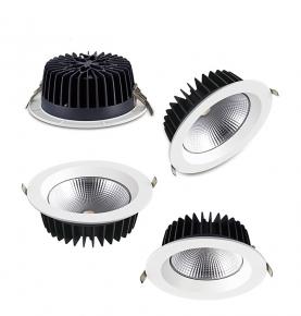 Fixed Recessed LED downlight series 10-60W