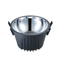 IP44 Non-Rotatable LED downlight Black and White