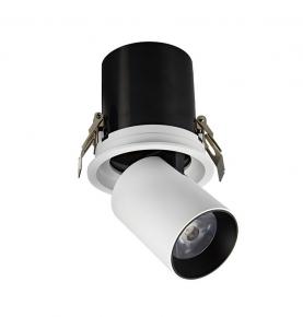 Round Concealed Ceiling Downlight Adjustable Anti Glare