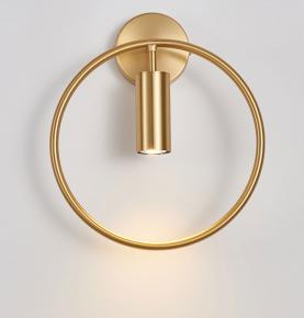 Ring Shape Beside Bed LED Wall Light Fixtures